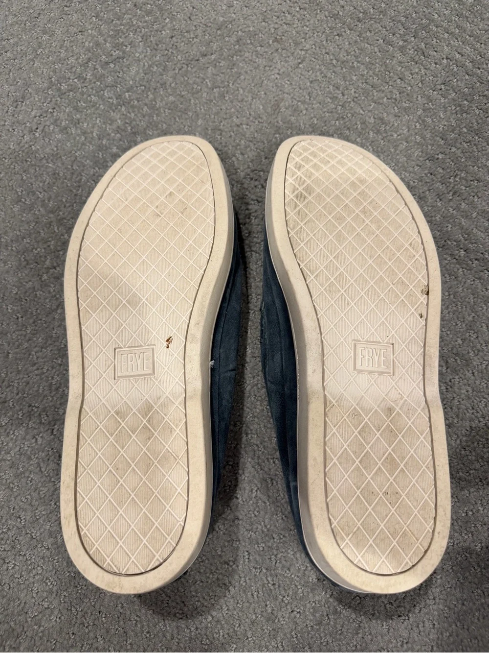 FRYE Men's Slip-On Suede Casual Shoes - Blue size 11